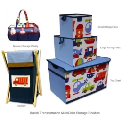 Bacati - Transportation Multicolor Storage Caddy 12 Bacati - Transportation Multicolor Storage Caddy -Storage Basket Shop GUEST ed03a82f 4e8b 44da ba36 0e1acb4c4f17