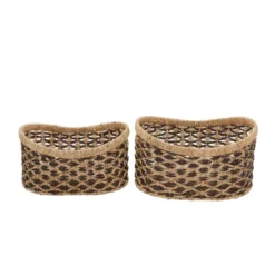 Set Of 2 Sea Grass Storage Baskets - Olivia & May -Storage Basket Shop GUEST ee792a75 4c27 41ec 8f02 fa04c2a898f7