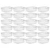 Sterilite 5.25 X 12.25 X 15 Inch Medium Modern Storage Bin W/ Comfortable Carry Through Handles & Banded Rim For Household Organization, Clear 24 Pack -Storage Basket Shop GUEST f02ac3a8 89b0 4cd6 8335 490111e2bf97