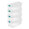 Sterilite 106 Quart (4 Pack) & 64 Quart (6 Pack) Latching Clear Plastic Storage Organizer Tote Tub Container Bin Box For Organization And Storage 1 Sterilite 106 Quart (4 Pack) & 64 Quart (6 Pack) Latching Clear Plastic Storage Organizer Tote Tub Container Bin Box For Organization And Storage -Storage Basket Shop GUEST f11a9e8a 03ff 4b80 9291 1afd5f0c54ab
