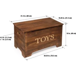 Badger Basket Solid Wood Rustic Toy Box -Storage Basket Shop GUEST f5ce7a99 12fe 4d5a 9da2 6f3344d89fe9