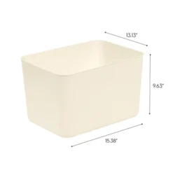 IRIS USA 4Pack Stackable Lidded Basket Storage Organizer Bins, Off White -Storage Basket Shop GUEST f5f02eeb 7cad 46e3 8eac 17e36c6f8778