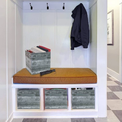 Sorbus Foldable Storage Cube Basket For Home, Closet And More Brown 7 Sorbus Foldable Storage Cube Basket For Home, Closet And More Brown - Image 5