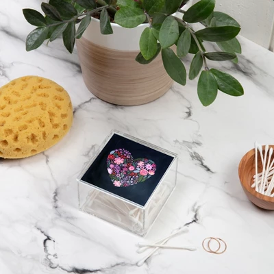 Stephanie Corfee Heart Aflutter 4" X 4" Acrylic Box - Deny Designs 4 Stephanie Corfee Heart Aflutter 4" X 4" Acrylic Box - Deny Designs - Image 2