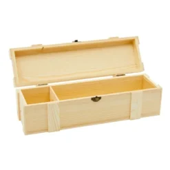 Bright Creations Wood Single Bottle Wine Gift Box, Pinewood Wooden Wine Crate Storage Case With Clasp For Birthday, Wedding, Housewarming 16 Bright Creations Wood Single Bottle Wine Gift Box, Pinewood Wooden Wine Crate Storage Case With Clasp For Birthday, Wedding, Housewarming -Storage Basket Shop GUEST f86516b9 6267 4d33 867a e1b6a0f74716