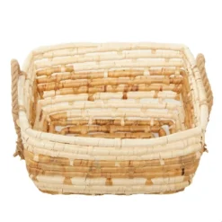 Set Of 3 Contemporary Sea Grass Storage Baskets Brown - Olivia & May 11 Set Of 3 Contemporary Sea Grass Storage Baskets Brown - Olivia & May -Storage Basket Shop GUEST f989733c 504c 474a 8c86 0deec0680382