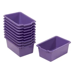 ECR4Kids Storage Bins With Scoop Front Handles - Cubby Compatible - 10-Pack -Storage Basket Shop GUEST f9edc019 dd97 451f b38e 37acbc261997