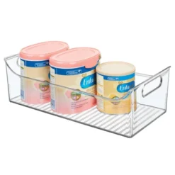 MDesign Plastic Storage Organizer Bin For Child/Kids Items, 2 Pack - Sea Blue -Storage Basket Shop GUEST fb87d290 2fef 4b8e bcc8 d11109e4e14d