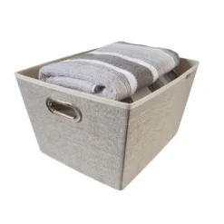 Simplify Large Grommet Storage Bin Brown -Storage Basket Shop GUEST fbf5ef27 2330 4545 92ae 2c2f3a0296f3
