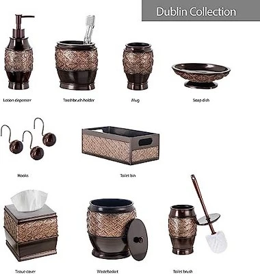 Creative Scents Dublin Bathroom Organizer Storage Bin 8 Creative Scents Dublin Bathroom Organizer Storage Bin - Image 6