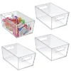 Azar Displays Medium Organizer Storage Tote Bin With Handle 10"W X 6.75"D X 4.5", 4-Pack 1 Azar Displays Medium Organizer Storage Tote Bin With Handle 10"W X 6.75"D X 4.5", 4-Pack -Storage Basket Shop GUEST fcc863d7 024f 4c6e bc5c c8f637fe9fef