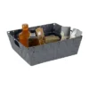 Simplify Large 13" Woven Strap Storage Bin Gray 2 Simplify Large 13" Woven Strap Storage Bin Gray -Storage Basket Shop GUEST fe4e112f b7f2 4d2a bf99 006b22c1c396