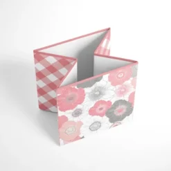 Bacati - Watercolor Floral Coral/Gray Fabric Storage Box/Tote Small 7 Bacati - Watercolor Floral Coral/Gray Fabric Storage Box/Tote Small -Storage Basket Shop GUEST fe7fc7e4 af4f 4c93 9198 61e64934b979