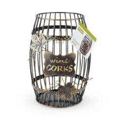 True Display Wine Kitchen, Barrel Cage Holder Collector Decorative Vino Cork Storage Box Container Gift, Set Of 1, Brown -Storage Basket Shop GUEST fe973c37 4f8c 44db 81b1 d1bb8241841a