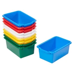 ECR4Kids Storage Bins With Scoop Front Handles - Cubby Compatible - 10-Pack -Storage Basket Shop GUEST fec496e5 90d8 4b43 89dc acd952d003a2
