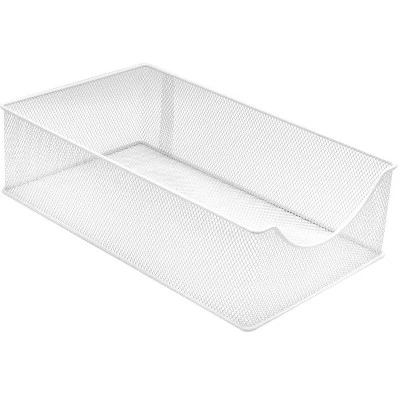 Sorbus 2 Tier Organizer Baskets With Mesh Sliding Drawers White 5 Sorbus 2 Tier Organizer Baskets With Mesh Sliding Drawers White - Image 3