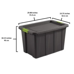Sterilite Tuff1 Latching 30 Gal Plastic Storage Tote Container And Lid 7 Sterilite Tuff1 Latching 30 Gal Plastic Storage Tote Container And Lid -Storage Basket Shop GUEST ff71e6d5 123a 4f40 a1dc afea9f5073b6