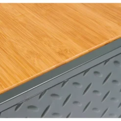 Badger Basket Metal And Bamboo MultiBin Storage Cubby Charcoal/Natural -Storage Basket Shop GUEST ff7d546e f75c 4c35 bf94 7b0baf52d506