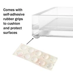 Hastings Home Decorative Acrylic Catchall Tray For Bedroom, Bathroom, And Office Storage - Clear -Storage Basket Shop GUEST ffdde279 85e9 46cb 868c 30041851810e